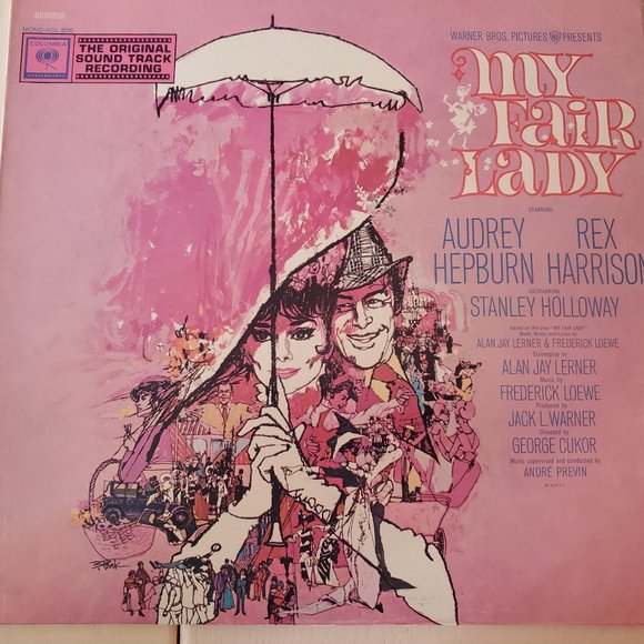 My Fair Lady - Audrey Hepburn Vinyl Record - Picture 1 of 3